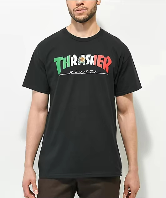 Streetwear Brand Mexico - メキシコロゴストリートトレンディスケートボードブランドTシャツコットングラフィックTシャツ男性女性夏ストリートウェア