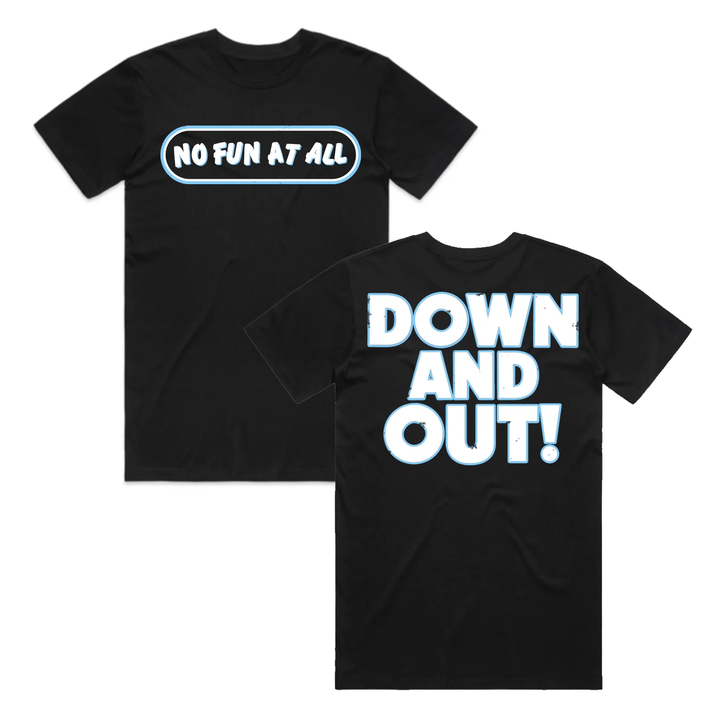 Streetwear Brand Vintage - No Fun At All スウェーデンのパンクロックバンドグラフィックコットン Tシャツユニセックス男性女性半袖ヴィンテージブランド