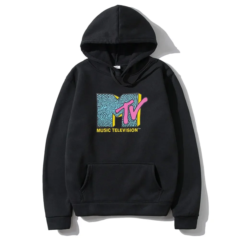 春と秋のメンズパーカー Mtv Music TV プリントプ - Bape Inspired Hoodie のレビューと価格