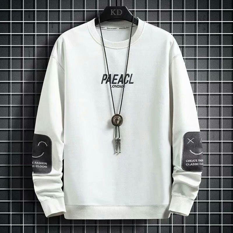 メンズ春秋長袖ラウンドネックパーカーファッショナブルなストリ - Urban Streetwear Brand のレビューと価格