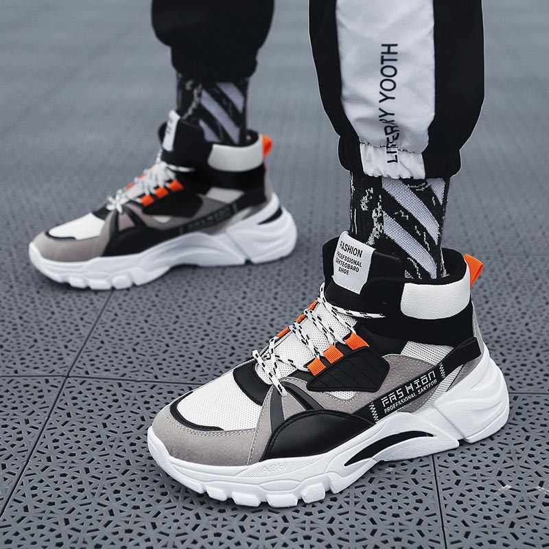 Hightop夏男性のスポーツの靴の男ランニングシューズ男性 - Streetwear Brand Golf のレビューと価格