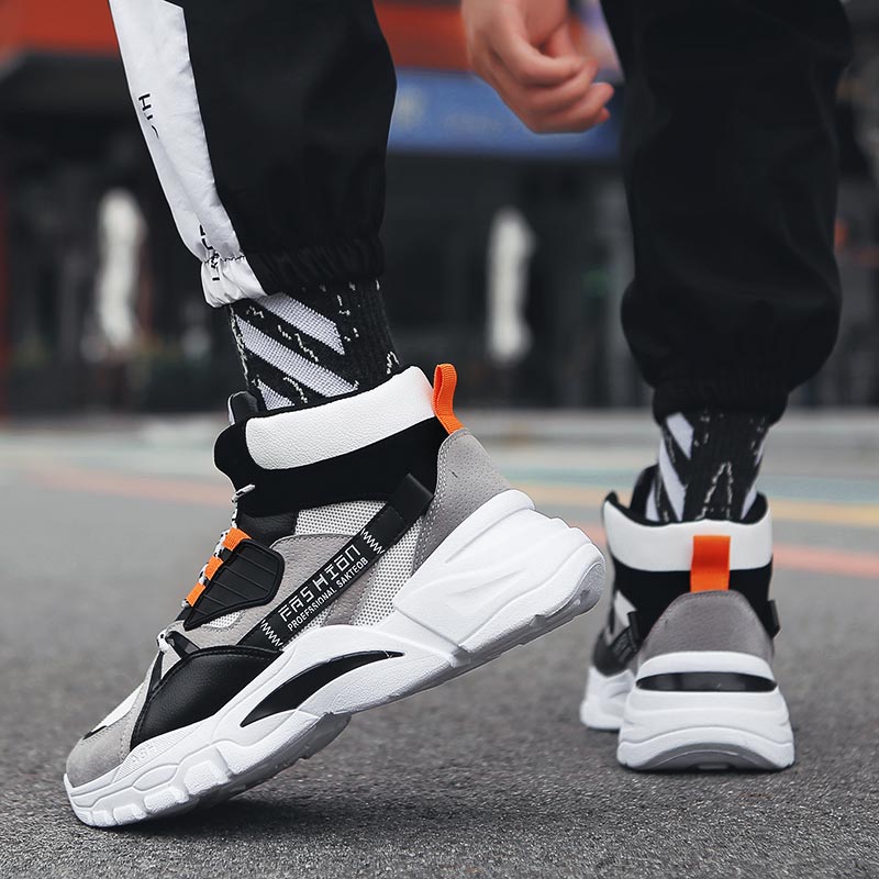 Hightop夏男性のスポーツの靴の男ランニングシューズ男性 - Streetwear Brand Golf のレビューと価格