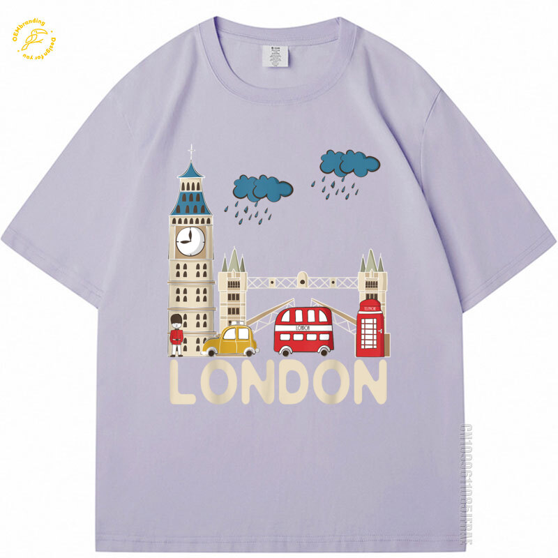 雨のロンドン Tシャツかわいいお土産特大 Tシャツ 2025 - Streetwear Brands London のレビューと価格