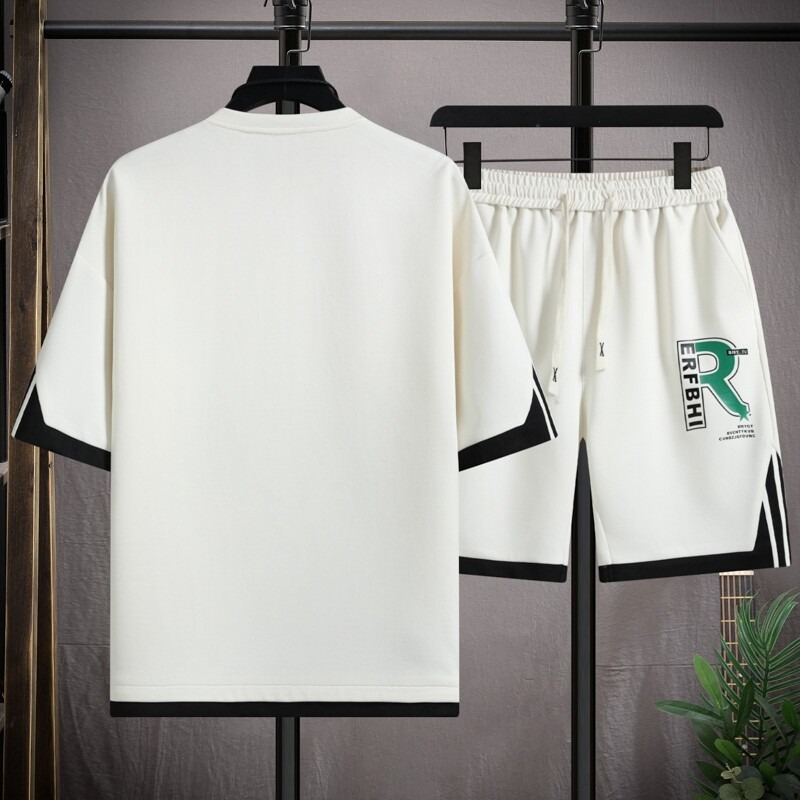 アイスシルクカジュアルTシャツセット 男の子用 夏新作ブラン - Urban Streetwear Brand のレビューと価格